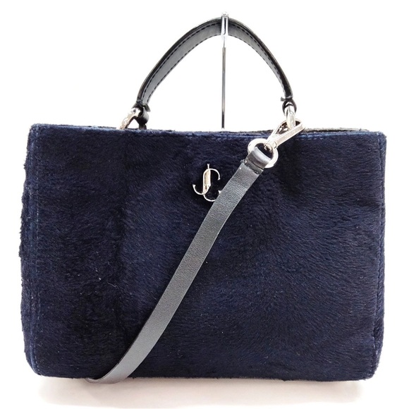 Jimmy Choo Black Pony Hair Crossbody Bag